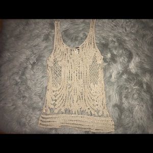 Gold Lace Top
